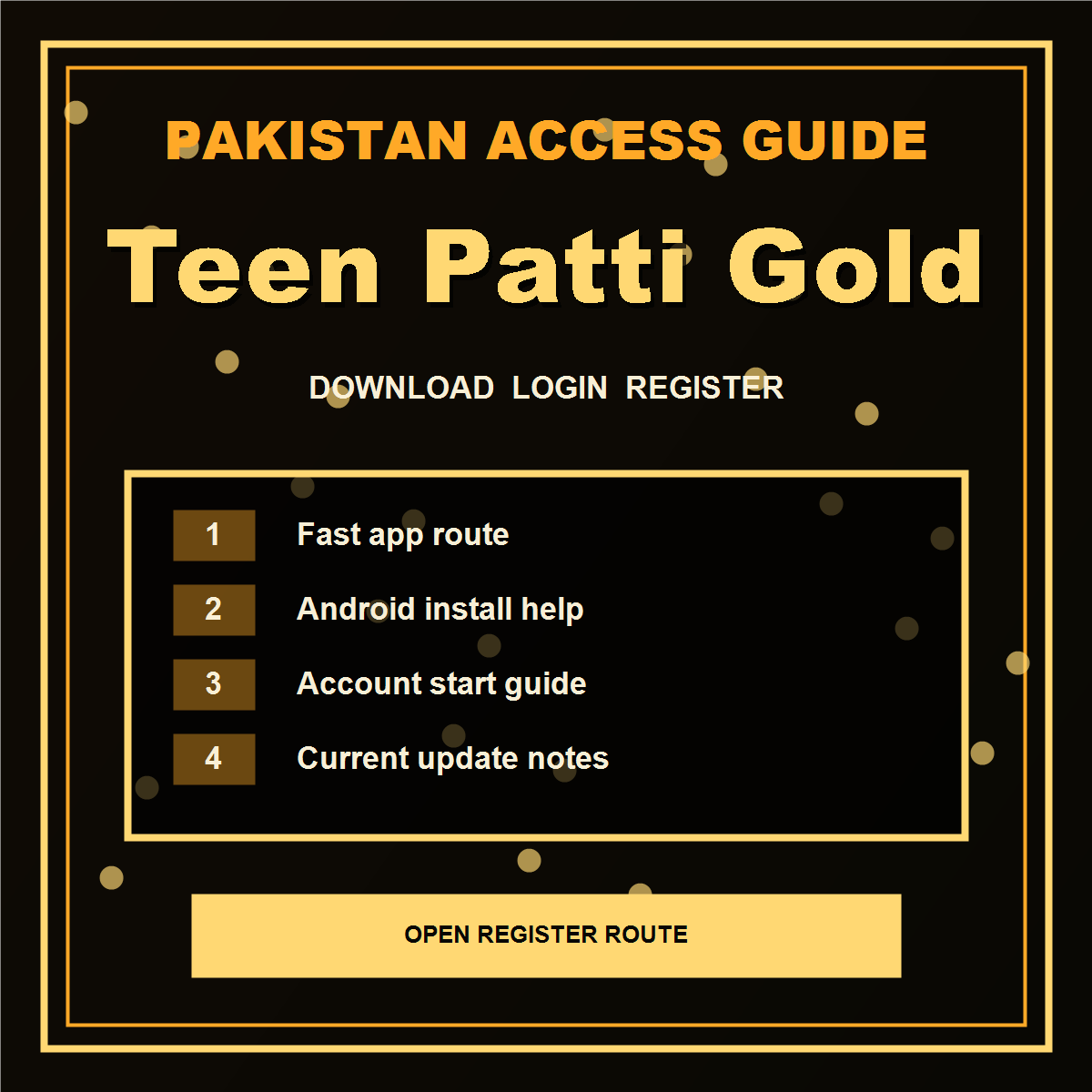 Teen Patti Gold Pakistan APK download and install notes visual